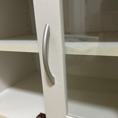 白いテレビ台　ローボードの画像