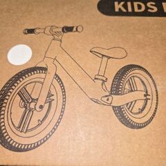 新品　要組み立て　ペダルなし自転車 子供用 光るゴムタイヤ ベル付き 12インチ（30.5cm)の画像