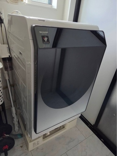 SHARPシャープドラム式洗濯乾燥機 ES-W114-SL