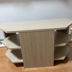 コーナーテレビ台 テレビボード 幅80cm 32型テレビ対応 ホワイトの画像