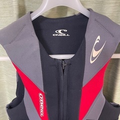 ONEILL オニール ライフジャケット　Sサイズ マリンスポーツ　グレー　ブラック　の画像
