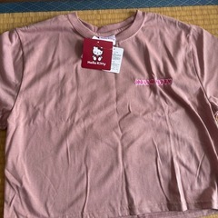 新品タグ付きハローキティTシャツMサイズの画像