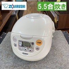 R736 ☀️ ZOJIRUSHI 炊飯ジャー 5.5合炊き 12年製 NS-WF10 ⭐ 動作確認済 ⭐ クリーニング済の画像