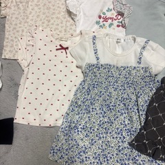 ベビー服 80・90・100cm 半袖・半ズボン・ワンピ 12点まとめ売りの画像