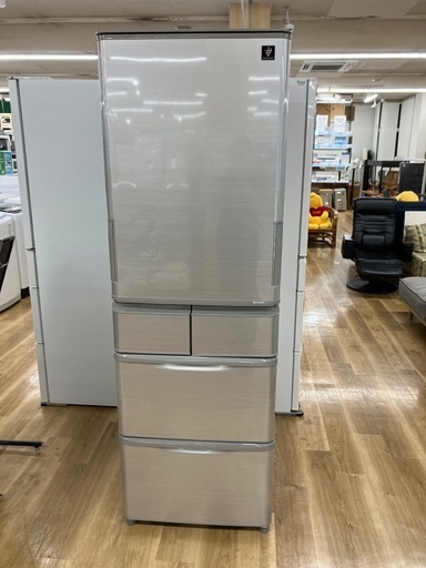 【安心半年保証付き】SHARP 5ドア冷蔵庫　SJ-W412F-S 2020年製