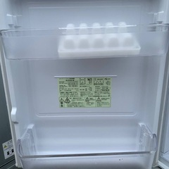 EJ1115番 SHARP ノンフロン冷凍冷蔵庫 SJ-D14C-Wの画像