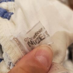 ストライプ ショートパンツ NICE CLAUPの画像