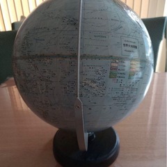 地球儀 約30cm　昭和レトロの画像