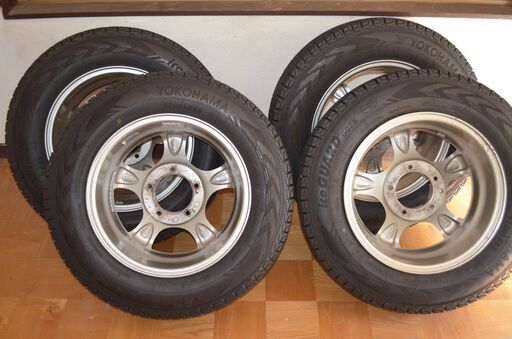 ジムニー スタッドレス ヨコハマ アイスガードG075 175/80R16 ROAD SPOKE VR 16 5.5J+20 PCD139.7