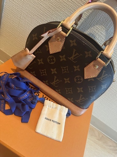 ルイヴィトン　アルマBB 白黒スカーフ【最終値下げ】