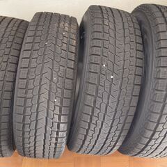 19年製造 ヨコハマ アイスガードG075 215/70R16 社外アルミホイール 4本セット RAV4 デリカD5の画像