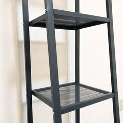 IKEA シェルフユニット LERBERG ダークグレー オープン棚レールベリ Jon Karlsson イケア 収納棚・オープンシェルフの画像