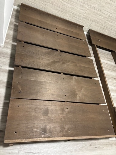 セミダブル　ベッド枠　2台セット