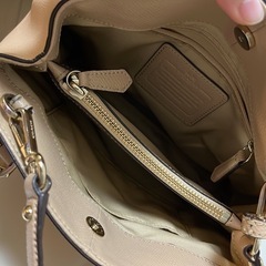 【値下げCOACH】 2wayバッグ ベージュの画像