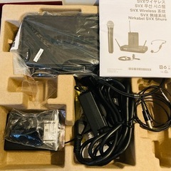 SHURE シュア SVX14/PG31 ワイヤレスシステム : B帯 ハンズフリー SVX1/PG31ヘッドウォーン型マイク SVX4受信機 セットの画像