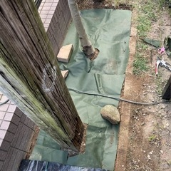 枕木地面から抜いて持って行って下さいの画像