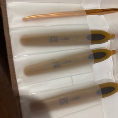 かぎ針　編み物の画像