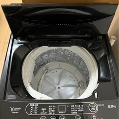 YAMADA 洗濯機 6kg ブラック の画像
