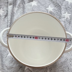 富士ホーロー エジリー　フルータス 両手鍋 20cmの画像