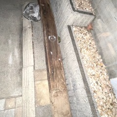 枕木地面から抜いて持って行って下さいの画像