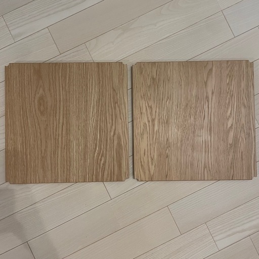 MUJI 無印 ステンレスユニットシェルフ 追加棚 オーク材 幅56cm 2枚