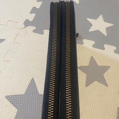 coachダブルファスナー財布の画像