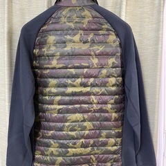 NIKE ナイキ　エアロロフト ダウンシャツ テックフリース カモフラ サイズL ブルゾン ジャケット ブラック Lの画像