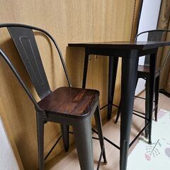 食卓テーブルセット　3点セットの画像