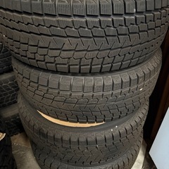 JEEP ラングラー　着用スタッドレス×4本の画像