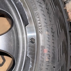 JEEP ラングラー　着用スタッドレス×4本の画像