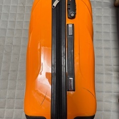 オレンジ　キャリーバック　一泊二日用の画像