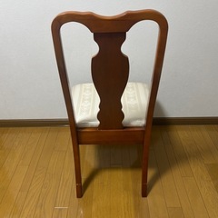 美品 猫脚 ドレッサーチェア ダイニングチェア IDC大塚家具の画像