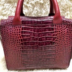ヴィヴィアンウエストウッド VivienneWestwood ハンドバッグ ショルダーバッグ 2way  クロコ型押しパイソン 金オーブ の画像