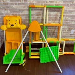 くまのプーさん　おりたたみキッズパーク ジャングルジムの画像