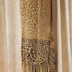 ヒョウ柄フリンジマフラー Accessoryの画像