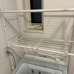 【受渡し日指定あり】洗濯機ラックの画像