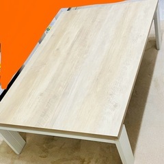 ニトリ　こたつテーブル120cm /こたつ布団セット　　の画像