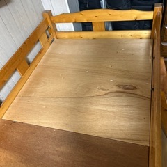 木製子供ベッド（
フレームのみマットなし）の画像