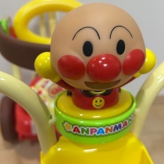 美品★アンパンマン三輪車★の画像