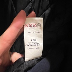A.P.C.チェスターコートの画像