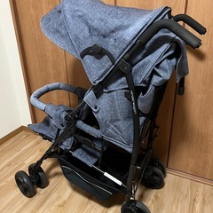 日本育児　キンダーワゴン DUOシティHOP 二人乗りベビーカーの画像