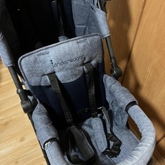 日本育児　キンダーワゴン DUOシティHOP 二人乗りベビーカーの画像