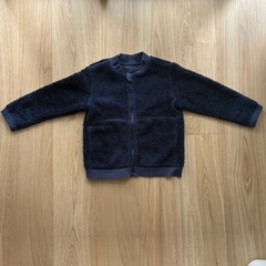 無印良品　リバーシブルブルゾン　ネイビー　110cmの画像
