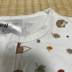 2枚セット【80】H&M ロンパース 長袖 ベビー服の画像