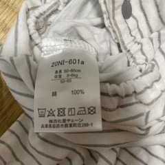 【50〜60】退院着 セレモニードレス ロンパース 帽子の画像