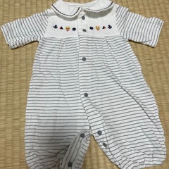 【50〜60】退院着 セレモニードレス ロンパース 帽子の画像
