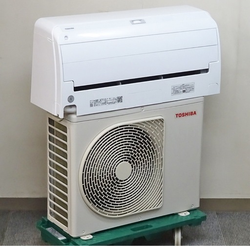 (38)TOSHIBA【RAS-K221DXY】東芝 大清快 UV除菌ユニット搭載 プラズマ空清 無風感空調 フィルター自動お掃除 無線LAN内蔵 ルームエアコン おもに6畳用 2023年製 中古品販売