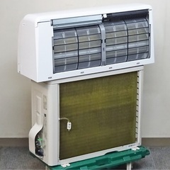 (38)TOSHIBA【RAS-K221DXY】東芝 大清快 UV除菌ユニット搭載 プラズマ空清 無風感空調 フィルター自動お掃除 無線LAN内蔵 ルームエアコン おもに6畳用 2023年製 中古品販売の画像