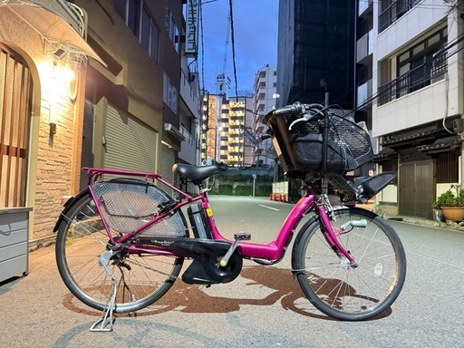 大阪府　子供乗せ　ヤマハ　電動アシスト自転車　バッテリー8.9ah