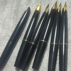 万年筆筆記用具大量まとめ10k 14k 18k刻印有りの画像